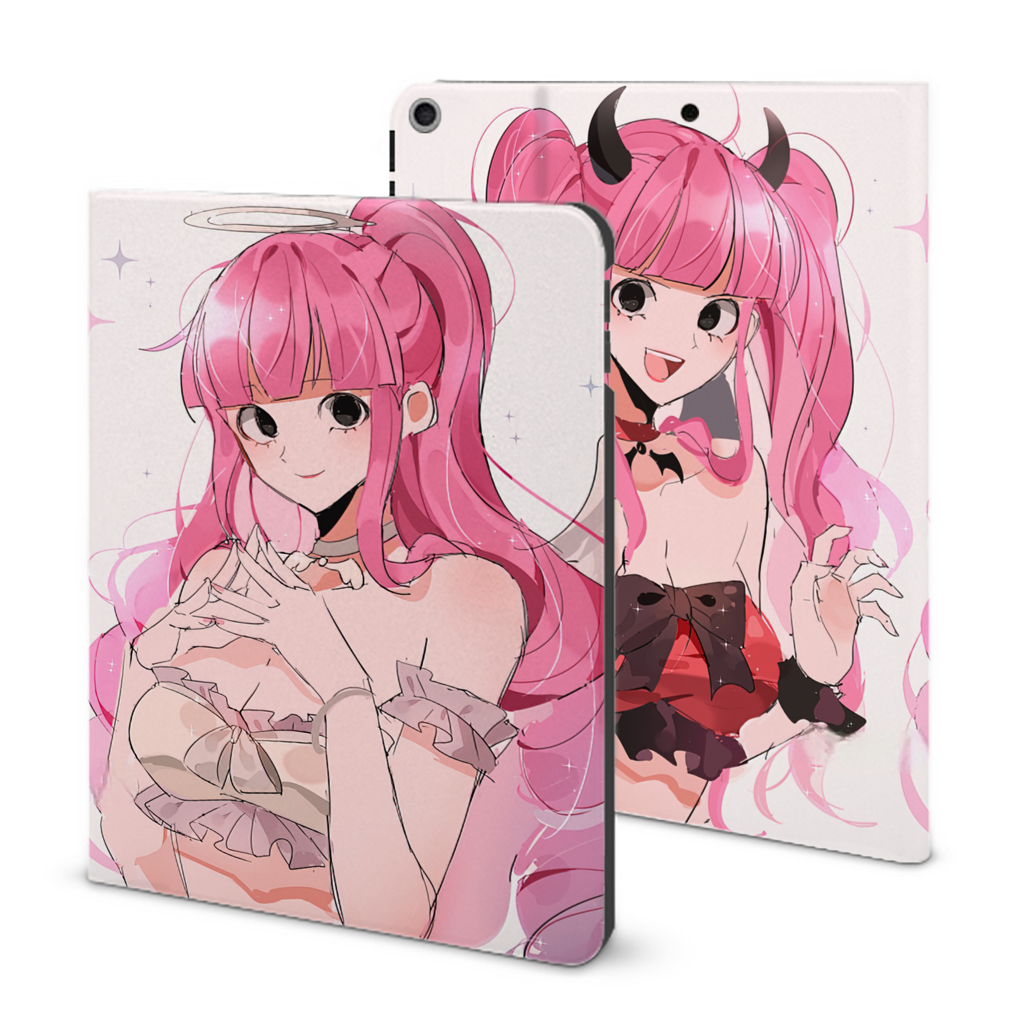 ワンピース ONE PIECE IPad ケース ブック型 PUレザー TPU 耐衝撃 軽量 薄型 ペン収納なし 全面保護 IPad 各モデル対応